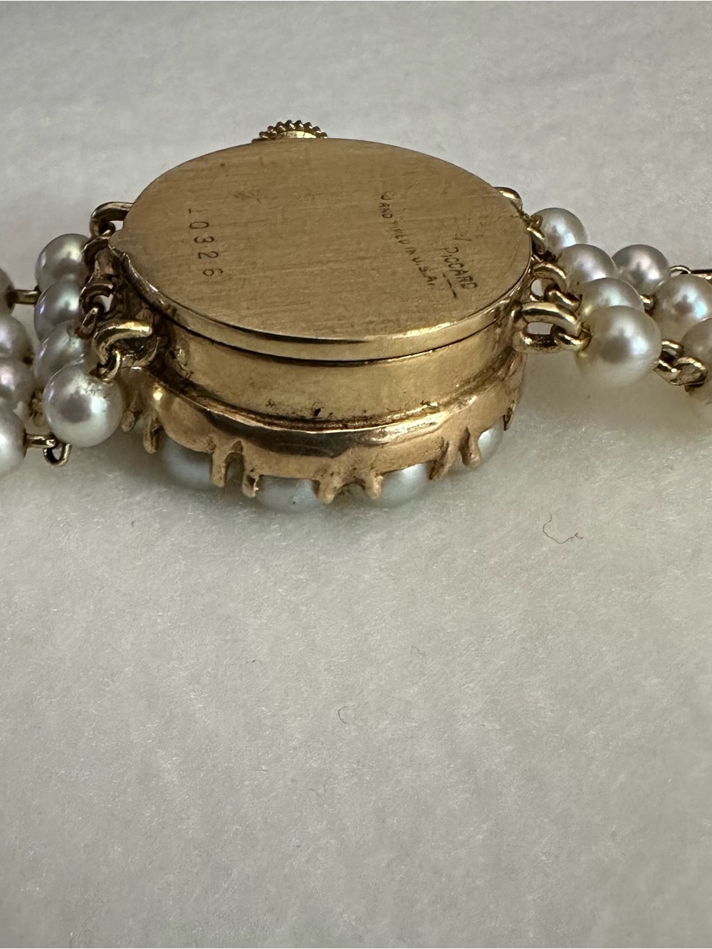 Rare Vintage Lucien Piccard 14k Gold and Pearl Women’s Watch - Picture 9 of 10